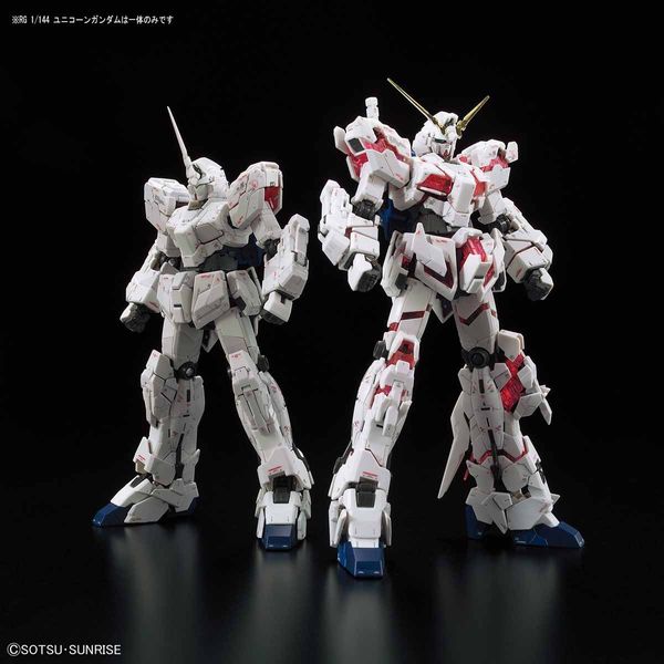 RX-0 Unicorn Gundam RG 1/144 (Bandai) збірна модель, Гандам аніме HS000029 фото