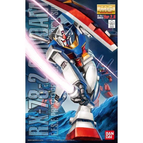 RX-78-2 Gundam Ver.2.0 MG 1/100 (Mobile Suit Gundam) збірна модель - Bandai, Gunpla HS001481 фото