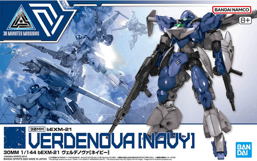 Cборная модель Bandai 30MM 64 bEXM-21 Verdenova (Navy) HS000940 фото