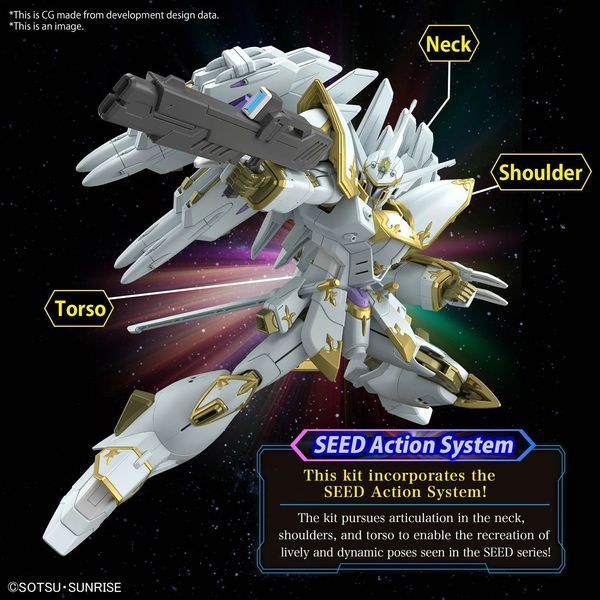 Black Knight Squad Cal-re.A HG 1/144 (Mobile Suit Gundam SEED Freedom) збірна модель - Bandai, Gunpla HS000463 фото
