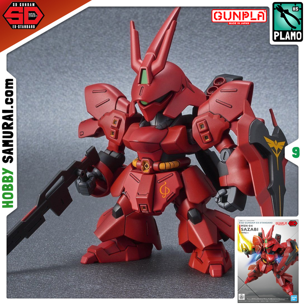 EX Standard Sazabi Gundam SD (Bandai) збірна модель, Гандам аніме HS000165 фото