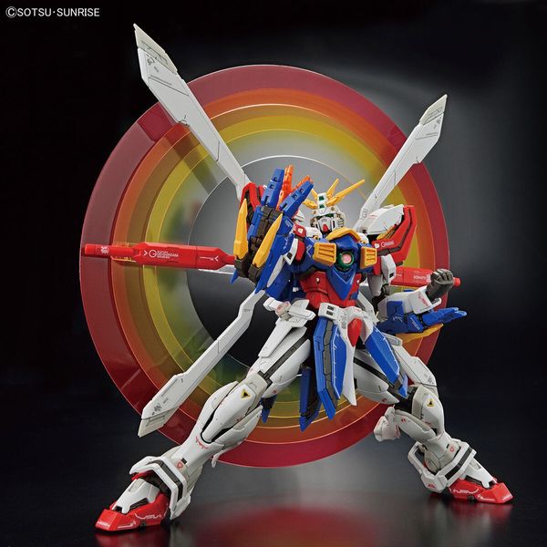 37 God Gundam RG 1/144 (Bandai) збірна модель, Гандам аніме HS000015 фото