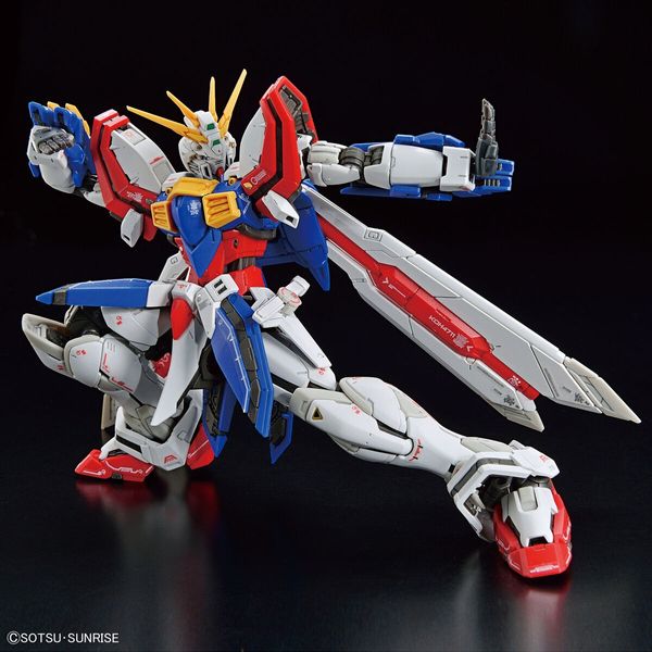 37 God Gundam RG 1/144 (Bandai) збірна модель, Гандам аніме HS000015 фото