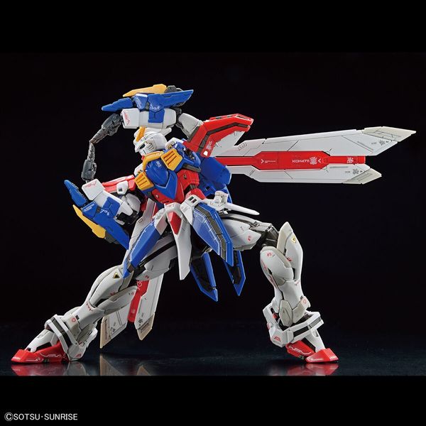 37 God Gundam RG 1/144 (Bandai) збірна модель, Гандам аніме HS000015 фото