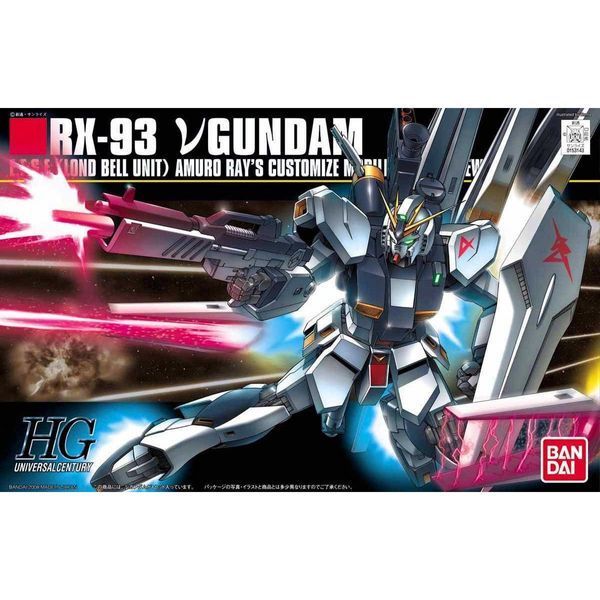 RX-93 Nu Gundam HG 1/144 (Mobile Suit Gundam: Char's Counterattack) збірна модель - Bandai, Gunpla HS000260 фото