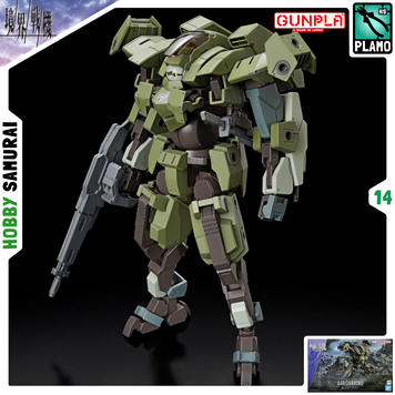 Bandai Aaronrhino HG 1/72 збірна модель, Kyoukai Senki (Gunpla) HS000948 фото