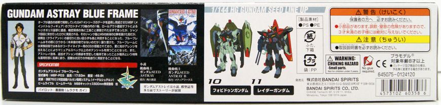 Astray Blue Frame HG 1/144 (Bandai) збірна модель, Гандам аніме HS000212 фото