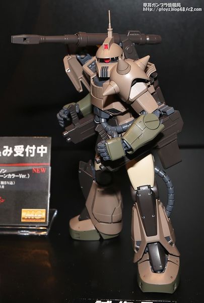 P-Bandai: MG 1/100 Zaku Cannon (Unicorn Color ver.) збірна модель, Гандам аніме |обмежений екслюзивний випуск| HS000561 фото