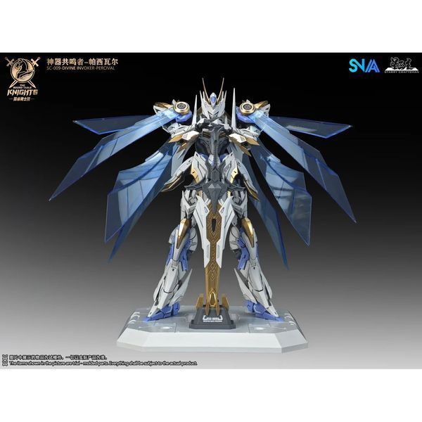 Збірна модель меха Divine Invoker Percival Deluxe Version SC-009 1/144 (The Round Table Knights) - SNAA HS001077 фото