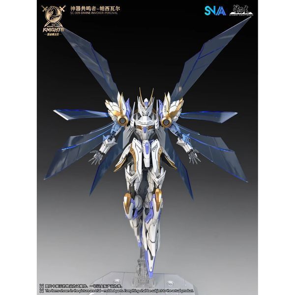 Збірна модель меха Divine Invoker Percival Deluxe Version SC-009 1/144 (The Round Table Knights) - SNAA HS001077 фото