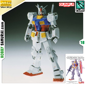 RX-78-2 Gundam Ver. Ka MG 1/100 (Bandai) збірна модель, Гандам аніме HS000338 фото