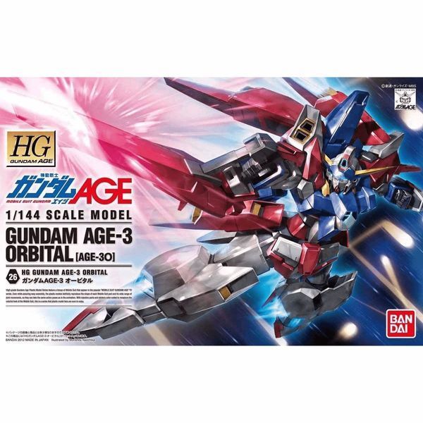Сборная модель Gundam AGE-3 Orbital HG 1/144 (Mobile Suit Gundam AGE) - Bandai, Gunpla HS001248 фото