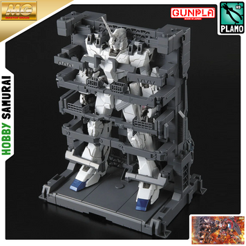 Збірна модель Bandai Unicorn Gundam HD Color + MS Cage MG 1/100 (Mobile Suit Gundam Unicorn) - Gunpla HS001412 фото
