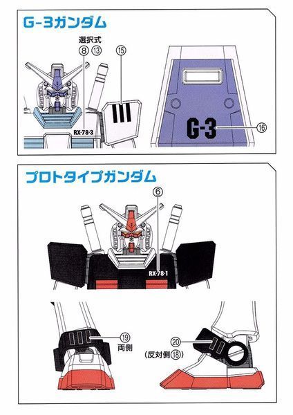 1/144 EG RX-78-2 Gundam, водные декали EVO - флуоресцент HS001037 фото