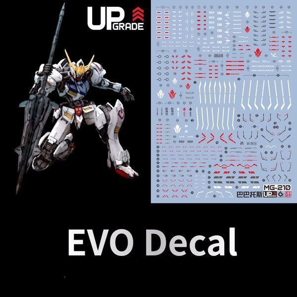 1/100 MG Barbatos Gundam, водні декалі EVO - флуоресцент HS001038 фото