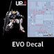 1/100 MG Barbatos Gundam, водні декалі EVO - флуоресцент HS001038 фото 3