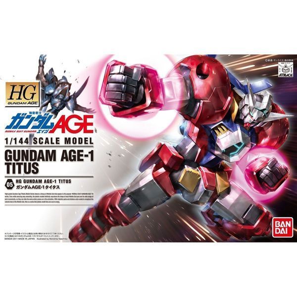 Збірна модель Gundam AGE-1 Titus HG 1/144 (Mobile Suit Gundam AGE) - Bandai, Gunpla HS001253 фото