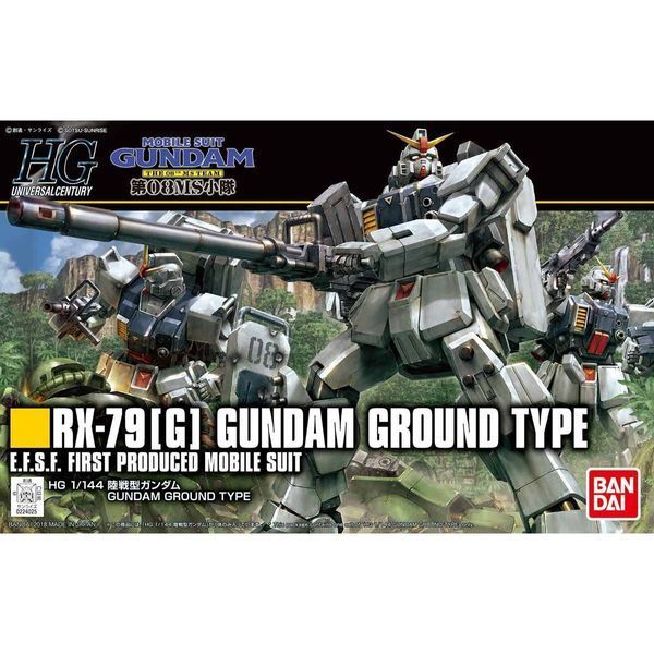 Ground Type Gundam HG 1/144 (Mobile Suit Gundam: The 08th MS Team) збірна модель - Bandai, Gunpla HS000356 фото