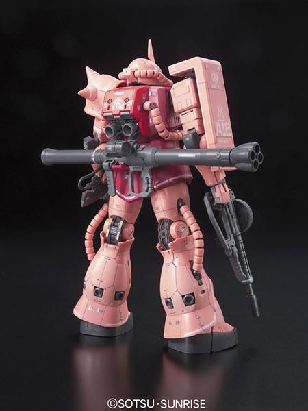 MS-06S Zaku II Char Aznable Custom Model Gundam RG 1/144 (Bandai) збірна модель, Гандам аніме HS000051 фото