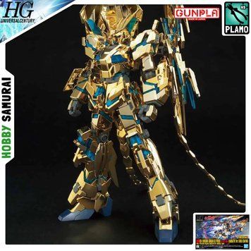 Gundam Unicorn 03 Phenex Destroy Mode (Narrative Ver.) Gold Coating HG 1/144 (Mobile Suit Gundam Narrative) сборная модель - Bandai, Gunpla HS001336 фото