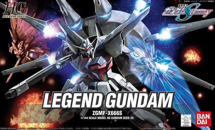 Legend Gundam HG 1/144 збірна модель, Гандам аніме HS000342 фото