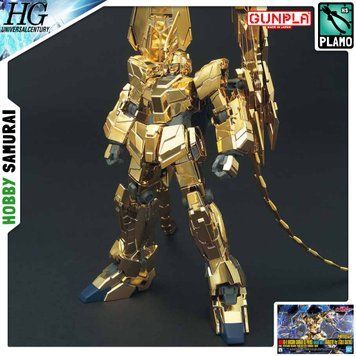 Unicorn Gundam Unit 3 Fenex (Unicorn Mode) (Narrative Ver.) (Gold Coating) HG 1/144 (Mobile Suit Gundam Narrative) сборная модель - Bandai, Gunpla HS001337 фото
