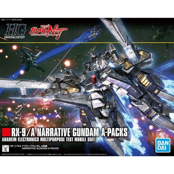 Narrative Gundam A-Packs HG 1/144 (Mobile Suit Gundam Narrative) сборная модель - Bandai, Gunpla HS001338 фото