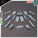 Дополнительные детали Powered Arms Powereder НG 1/144 (Gundam Build Fighters) - Bandai, Gunpla HS000284 фото 1