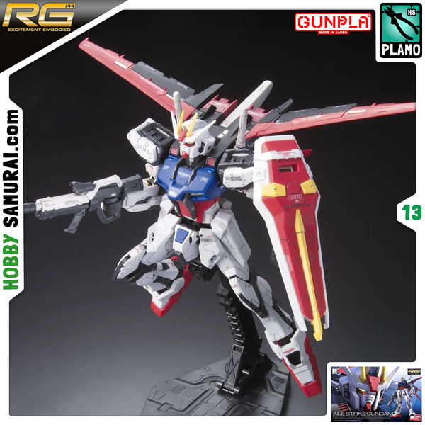 GAT-X105 Aile Strike Gundam RG 1/144 (Bandai) збірна модель, Гандам аніме HS000050 фото