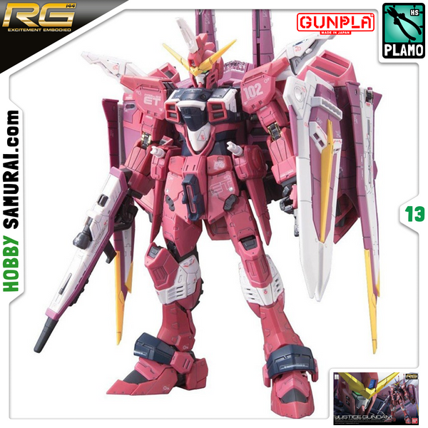 ZGMF-X09A Justice Gundam RG 1/144 (Bandai) збірна модель, Гандам аніме HS000044 фото