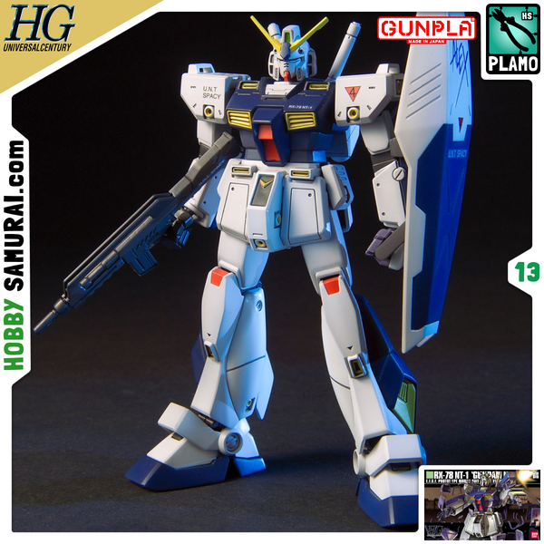 NT-1 Alex Gundam HGUC 1/144 (Bandai) збірна модель, Гандам аніме HS000254 фото