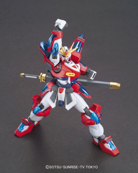 Kamiki Burning Gundam HGBF 1/144 (Bandai) збірна модель, Гандам аніме HS000255 фото