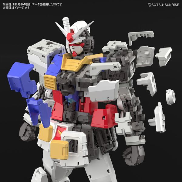 RX-78-2 Gundam Ver.2.0 RG 1/144 (Bandai) збірна модель, Гандам аніме HS000435 фото