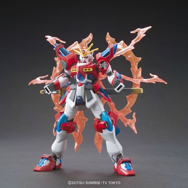 Kamiki Burning Gundam HGBF 1/144 (Bandai) збірна модель, Гандам аніме HS000255 фото