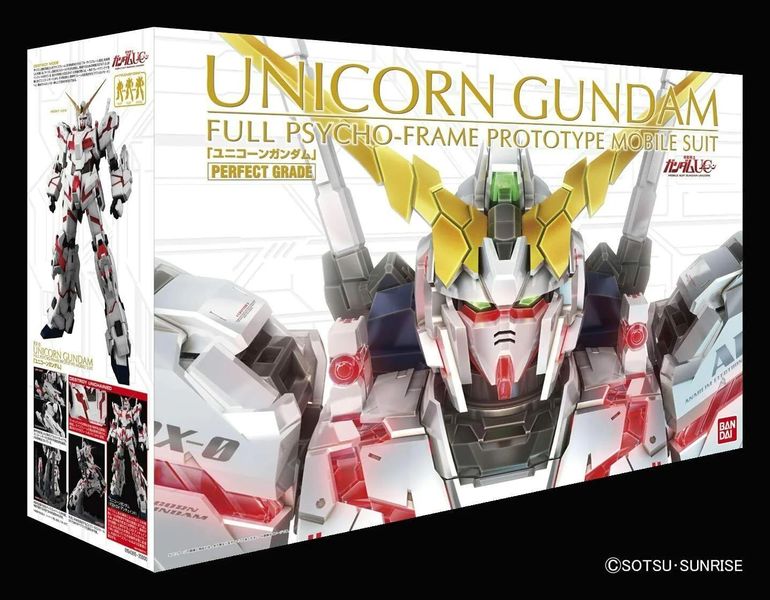 RX-0 Unicorn Gundam PG 1/60 (Bandai) збірна модель, Гандам аніме HS000122 фото