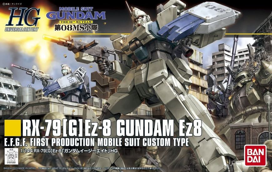 Gundam Ez8 (The 08 MS Team) HGUC 1/144 (Bandai) збірна модель, Гандам аніме HS000123 фото