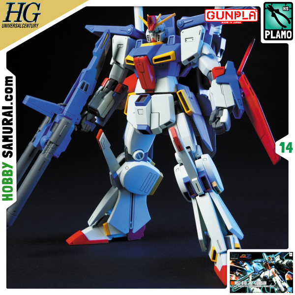 MSZ-010 ZZ Gundam HGUC 1/144 (Bandai) збірна модель, Гандам аніме HS000345 фото