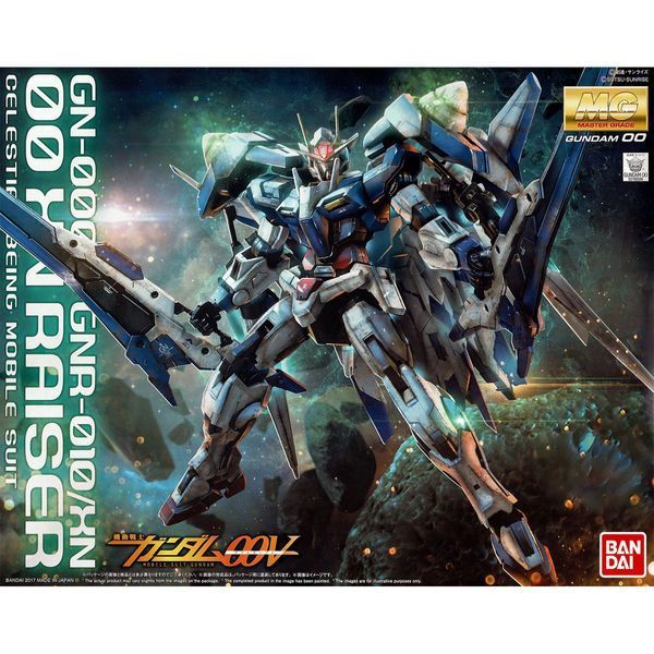 00 XN Raiser MG 1/100 (Mobile Suit Gundam 00) збірна модель - Bandai, Gunpla HS001137 фото