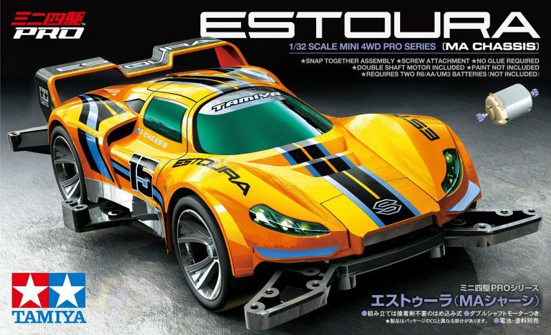 Mini 4WD Super Estoura Tamiya 18659 (MA Chassis) 1/32 HS000078 фото