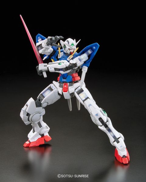 GN-001 Exia Gundam RG 1/144 (Bandai) збірна модель, Гандам аніме HS000038 фото