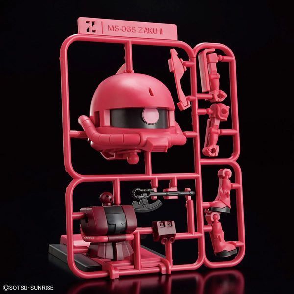 CharZaku-Kun DX Set (With Runner Ver. Recreation Parts) (Mobile Suit Gundam) збірна модель - Bandai, Gunpla HS000766 фото