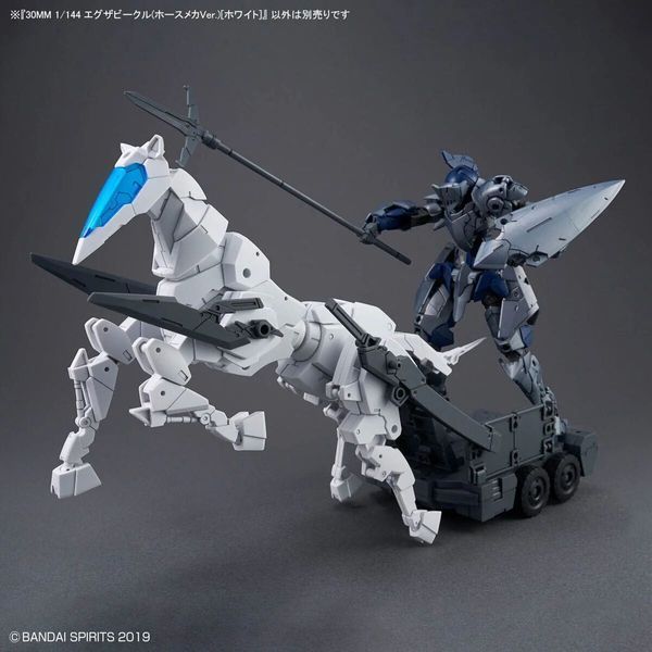 Сборная модель Bandai 30MM EV-17 Extended Armament Vehicle (Horse Mecha Ver.) [White] HS000926 фото