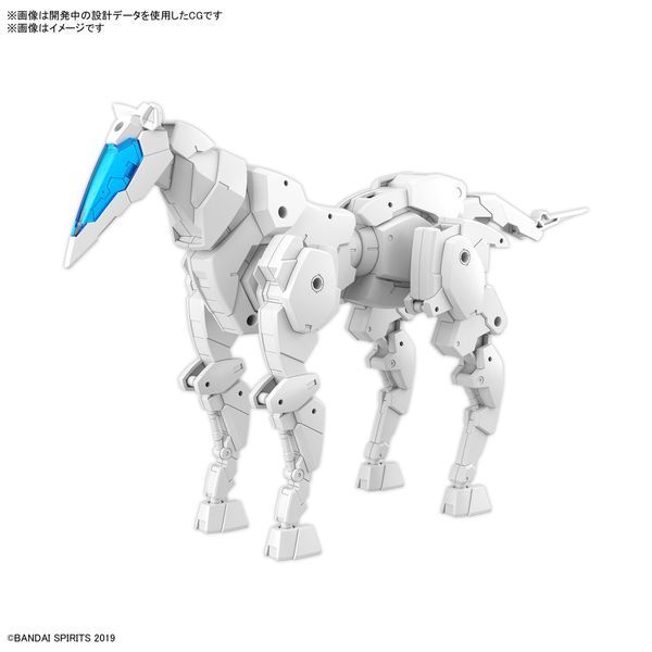 Сборная модель Bandai 30MM EV-17 Extended Armament Vehicle (Horse Mecha Ver.) [White] HS000926 фото