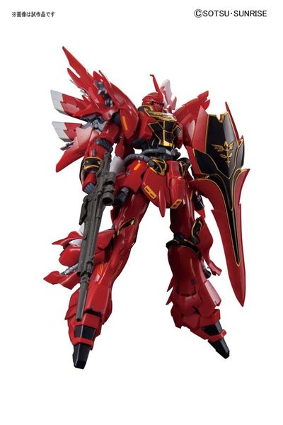 MSN-06S Sinanju Gundam RG 1/144 (Bandai) збірна модель, Гандам аніме HS000032 фото