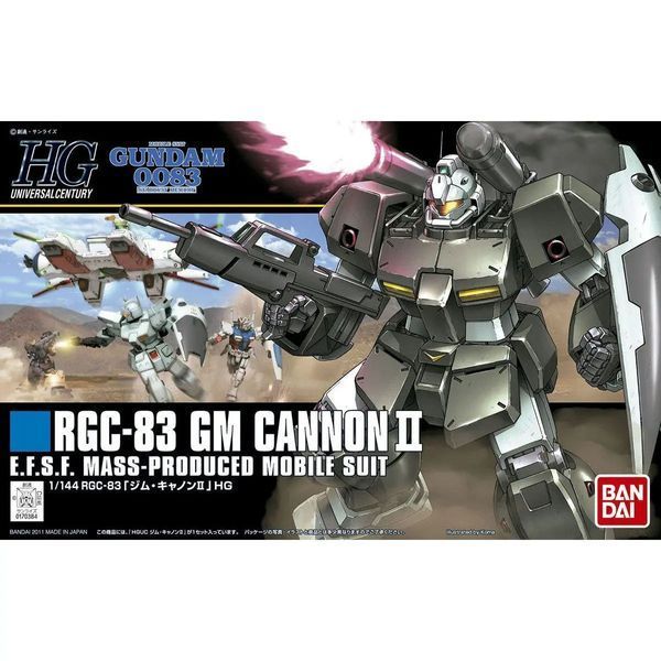 Сборная модель RGC-83 GM Cannon II HG 1/144 (Mobile Suit Gundam 0083: Stardust Memory) - Bandai, Gunpla HS001224 фото
