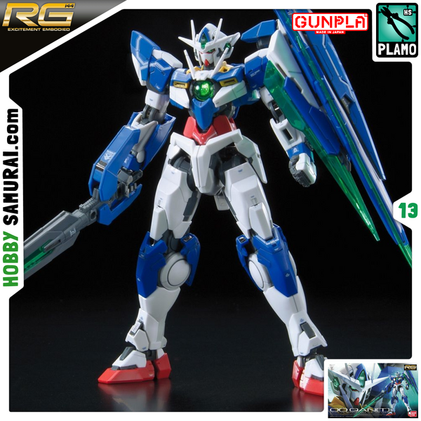 GNT-0000 00 QAN[T] Gundam RG 1/144 (Bandai) збірна модель, Гандам аніме HS000033 фото