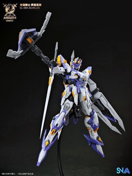 Сборная модель меха Aegis Knight Achilles SC-004 1/144 (The Round Table Knights) - SNAA HS001069 фото