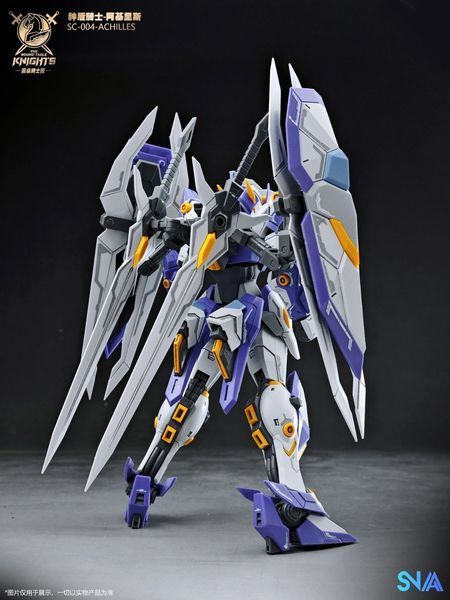 Сборная модель меха Aegis Knight Achilles SC-004 1/144 (The Round Table Knights) - SNAA HS001069 фото
