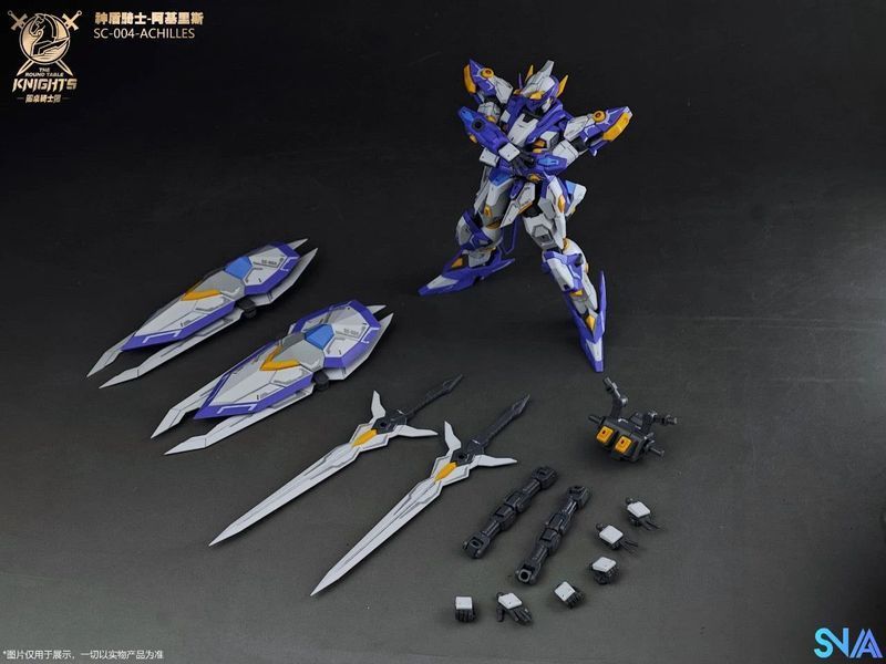 Сборная модель меха Aegis Knight Achilles SC-004 1/144 (The Round Table Knights) - SNAA HS001069 фото