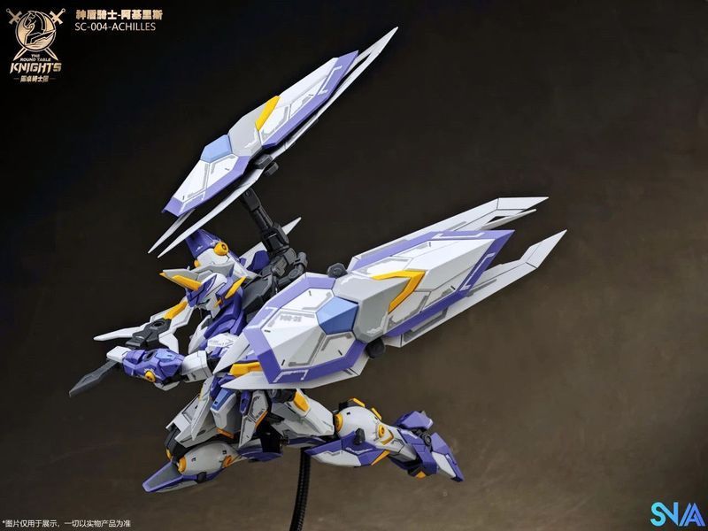 Сборная модель меха Aegis Knight Achilles SC-004 1/144 (The Round Table Knights) - SNAA HS001069 фото